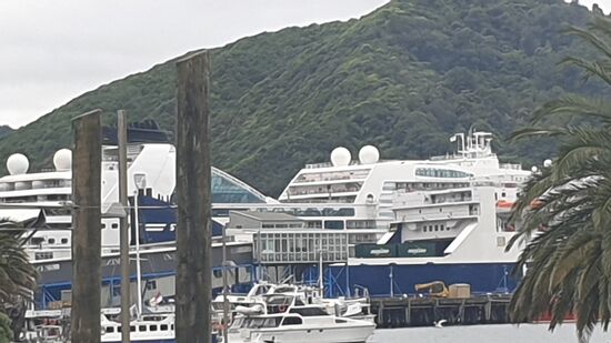 Fährhafen zur Nordinsel nach Wellington