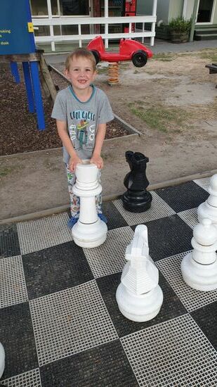 Schachmatt!! 1 : 0 für Daniel 