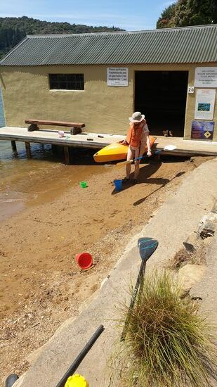 Vorbereitung fürs Kayaken 