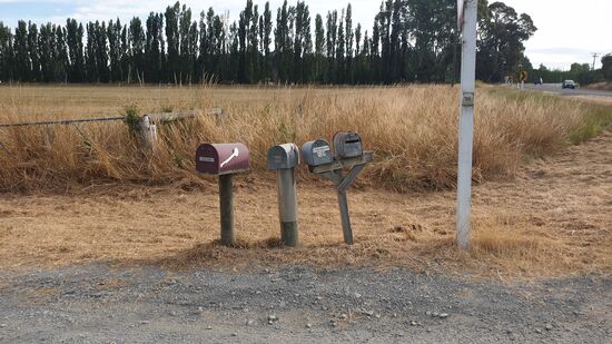 Postverteilung an Land