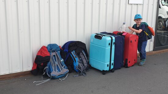 Unser Reisegepäck für den Rückflug