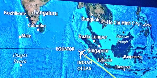 Überquerung des Äquators