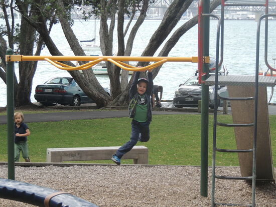 "Ich häng dann mal ab im Park .."