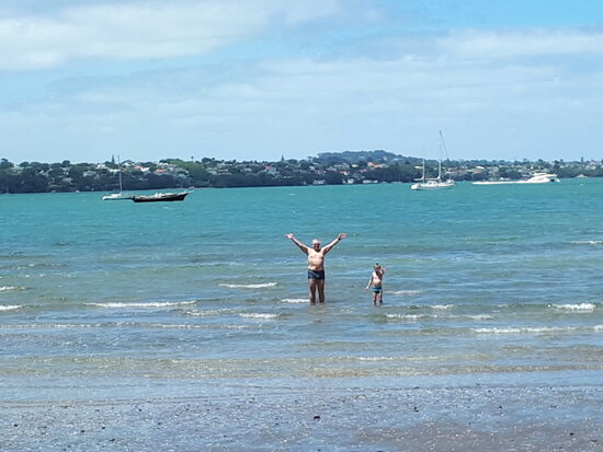 Erster Kontakt mit dem Pazifik 