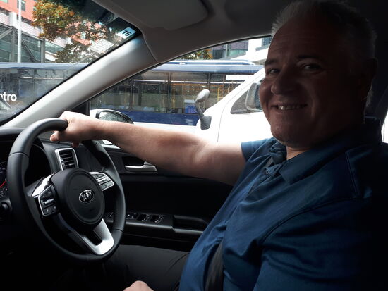 Only drive on the left side 
because the left side is the right side 
and the right side is the wrong side 
