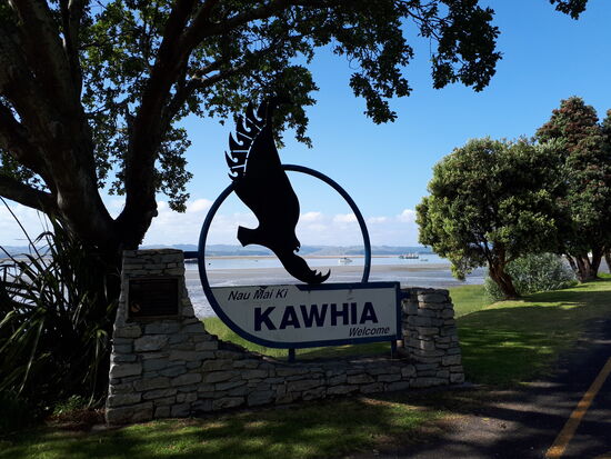 Ortsbeginn Kawhia