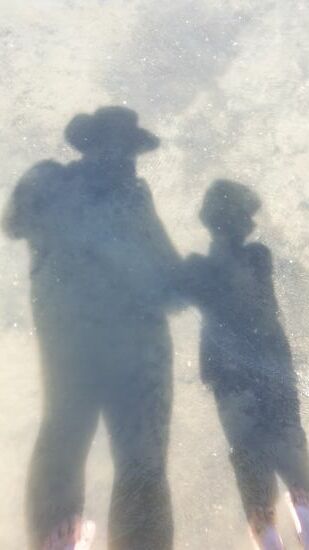 Father and son - im Pazifik 