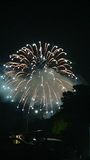 Feuerwerk im Hafen von Kawhia (3)