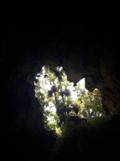 Unter der Naturbrücke