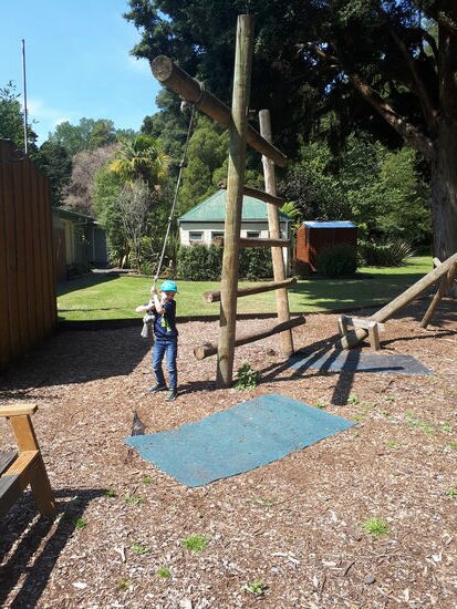 Kinderfreundlicher Spielplatz am Campingplatz