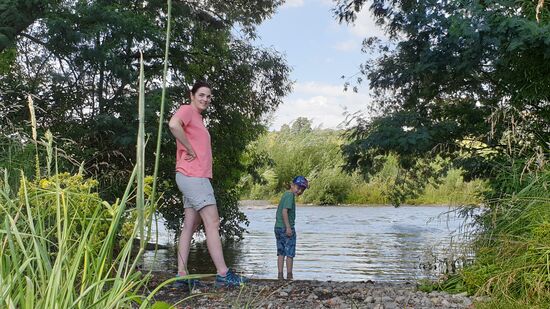 Schon wieder eine Spielmöglichkeit am Wasser