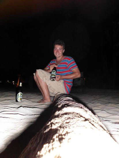 Den ganzen Abend am Strand verbringen!