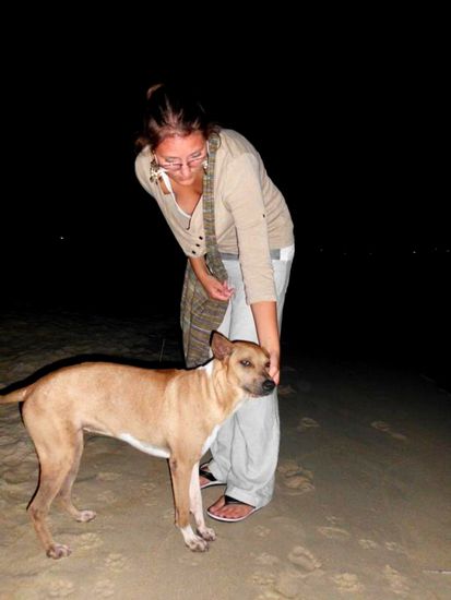 Erster Kontakt mit Mila.