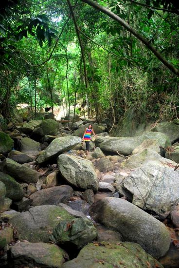 Der Rückweg vom Wasserfall... beeindruckend!