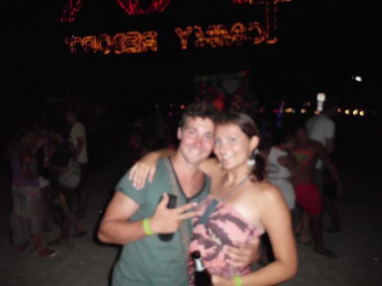 Etwas unscharf, aber das gibt unsere Sicht nach den zwei Eimern wieder.