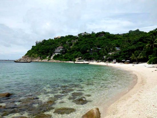 Sai Deang Beach - unsere Bucht, perfekt zum schnorcheln.