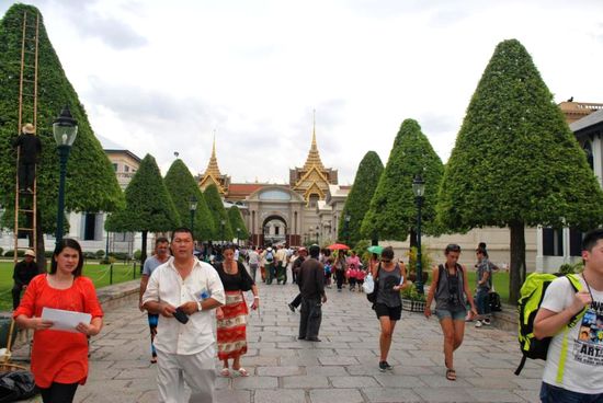 Eingang zum Königspalast &amp; Wat Phra Keo