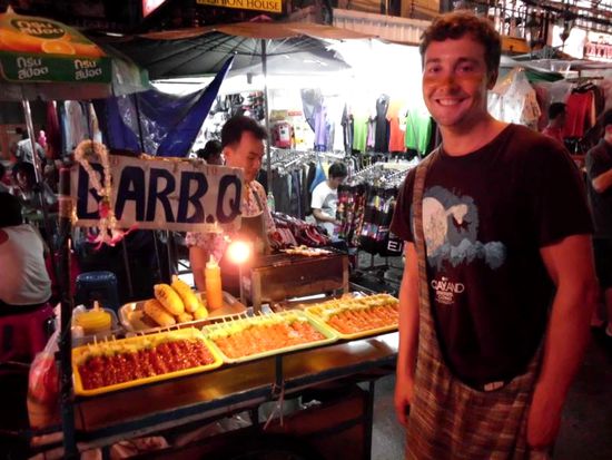 Dominiks Lieblingssnacks - Fleisch am Spieß oder eben "BARB.Q" 