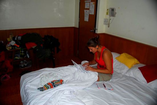 Unser Zimmer im "Center Point Plaza".