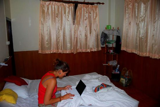 Nochmal unser schönes Zimmer.