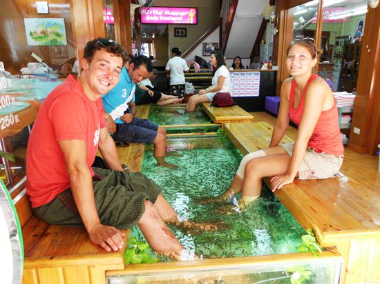 Wir als lebendes Fischfutter... 