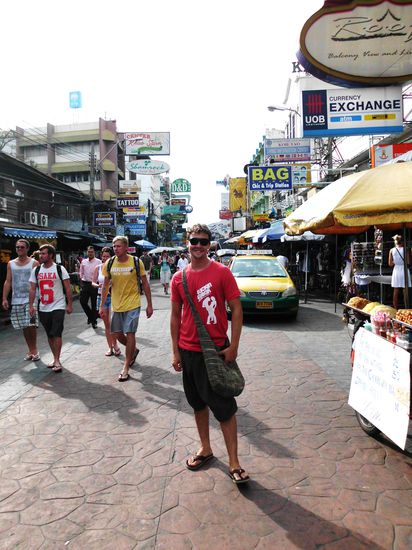 Khao San bei Sonnenschein