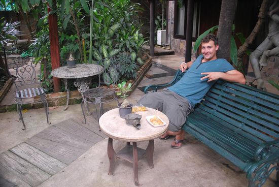 Mittagssnak im "Gap's House"