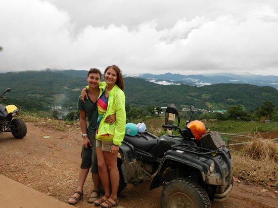 Quad Tour durch die Berge.