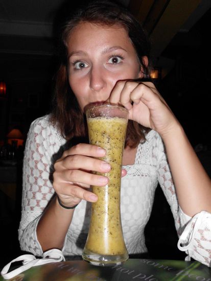 Passion Fruit Shake für umgerechnet 70 Cent... Yummi!