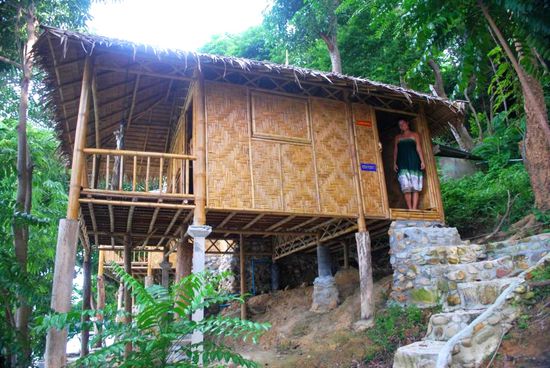 Der Bambusbungalow - so schön luftig!