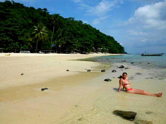 Unser einsamer Hausstrand!!