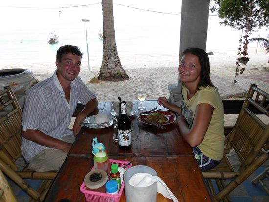 Abendessen am Tho Ko Beach...