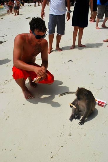 "Ja guck mal, was ich da Feines habe!"...