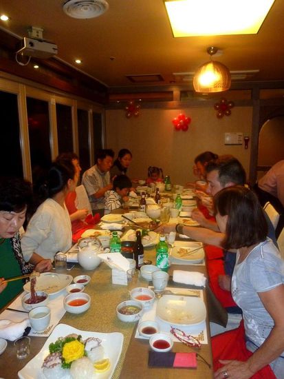 Essen mit Jens Familie