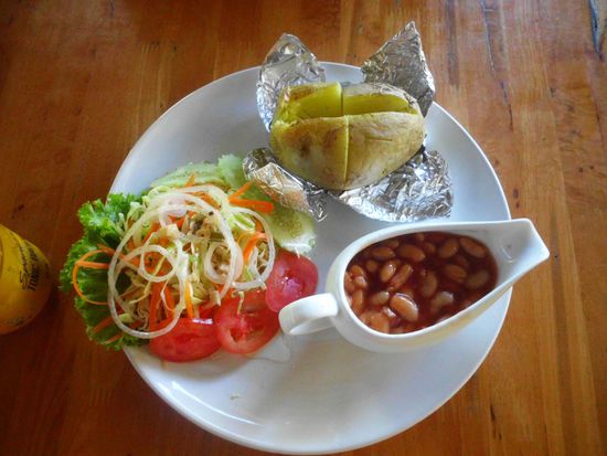 Sophies erste richtige Kartoffel seit Wochen - Sie war so glücklich !!!