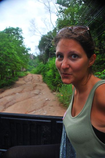 "Straße" zum Resort...