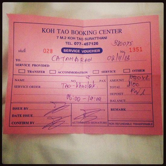 Ticket nach Khao Lak