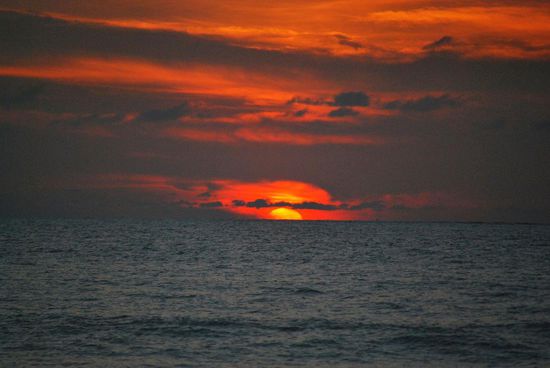 Sonnenuntergang am Bang Niang Beach