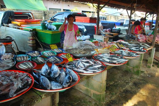 Food Market in Bang Niang