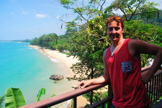 Bang Niang Beach von oben