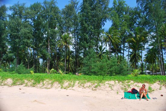 Strand beim Orchid Resort