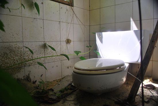 Der Schlamm steht noch einen halben Meter hoch