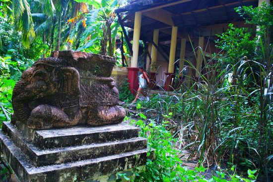 Haupteingang des Resorts