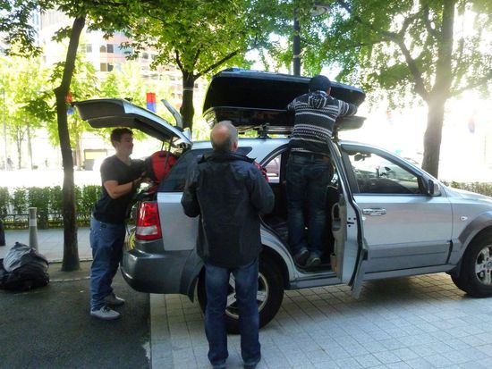 Aufburch vom Fraser Place zum Victoria Wedding Hotel