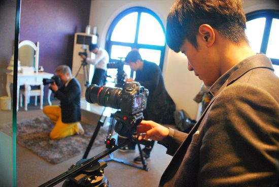 Fotografen bei der Arbeit