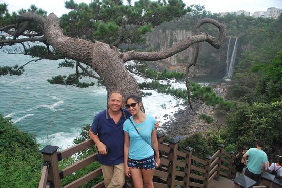 Blick auf den Wasserfall