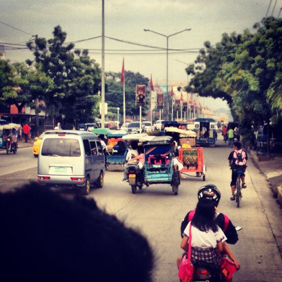 In den Straßen von Cebu