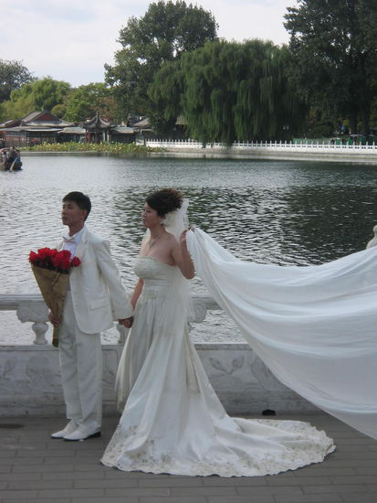 Typische Szene um Houhai