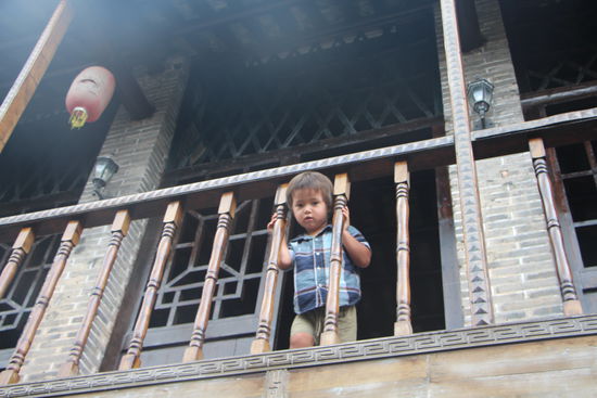 Erkunden der traditionellen Häuser