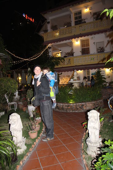 Wir kamen abens in einem netten Youthhostel an..